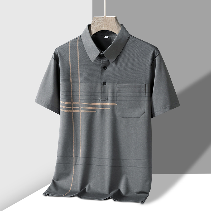 Men'S Polo Formal Wear - TFETTERS Polo de golf d'été pour