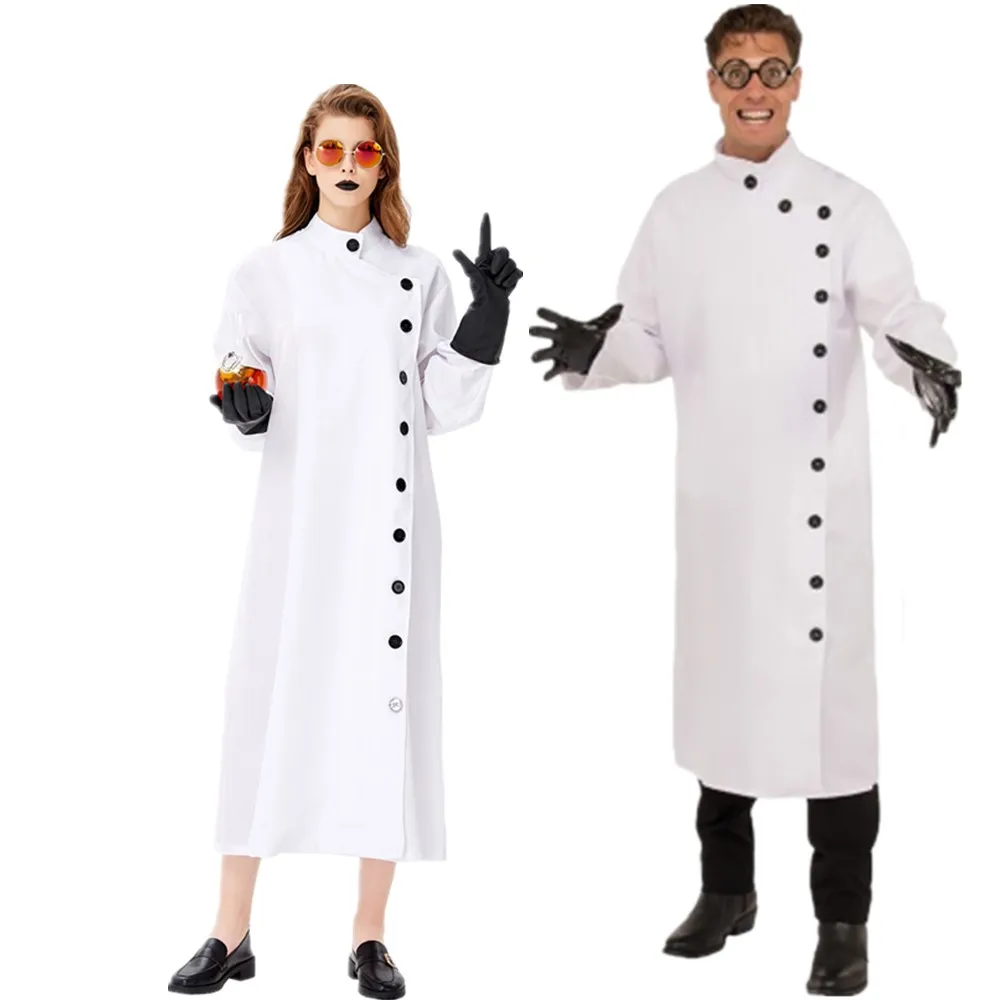 Formal Wear Gloves Men - Costume d'infirmière long manteau blanc pour