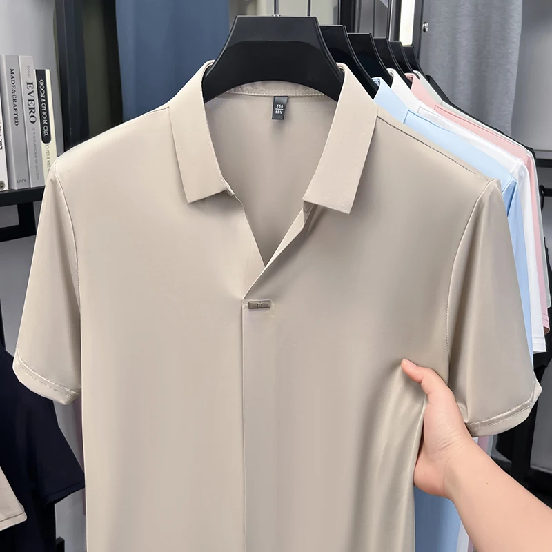 Men'S Polo Formal Wear - Chemise de bureau formelle à manches