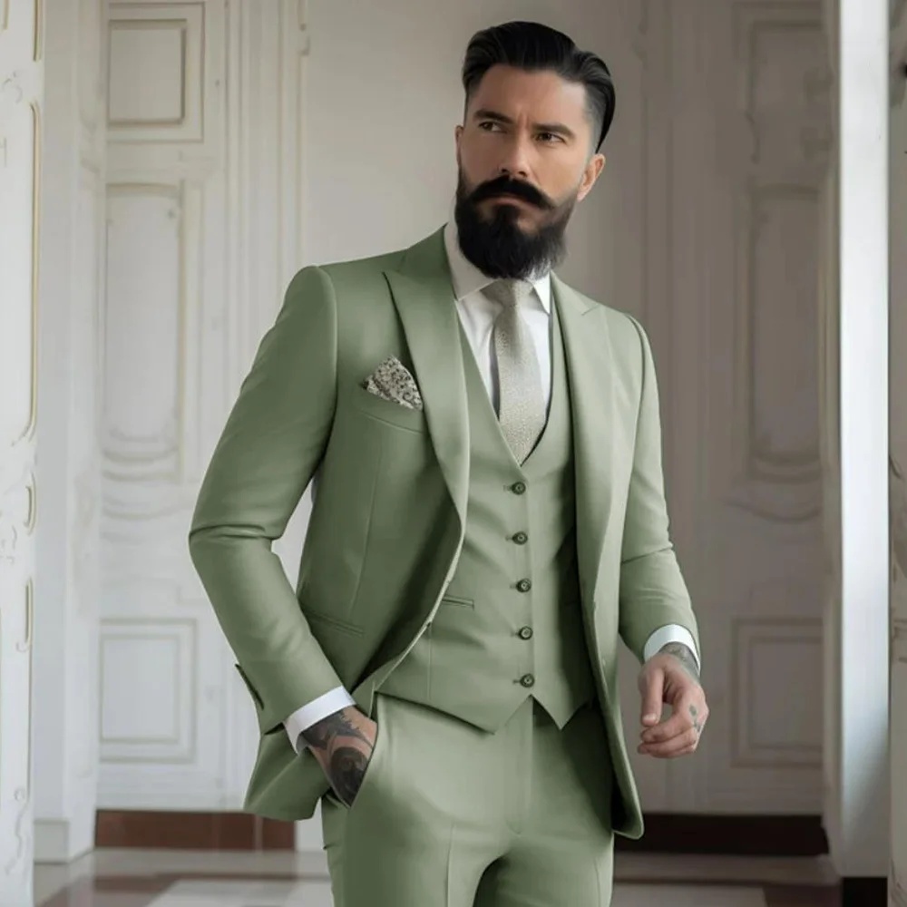 Ensemble de 3 pièces de costum - Men Formal Wear Jacket avis et prix