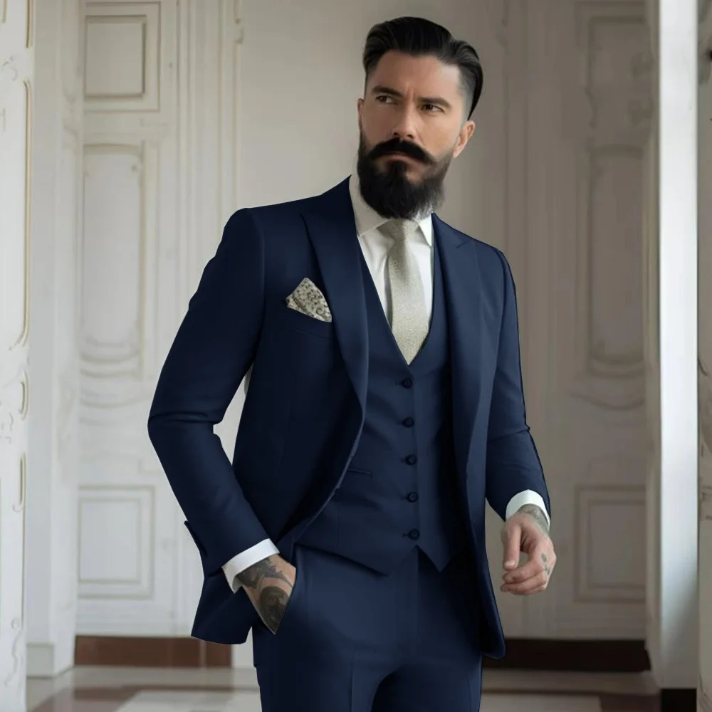 Ensemble de 3 pièces de costum - Men Formal Wear Jacket avis et prix