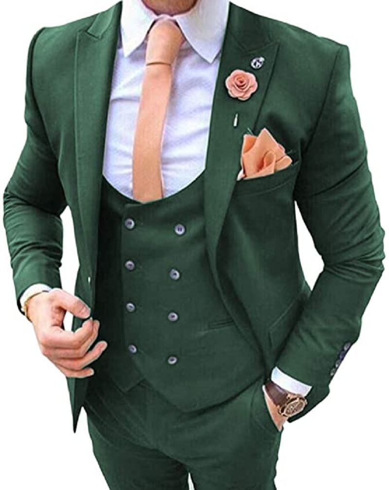 Costume Homme Bleu Marine 3 Pi - Men Formal Wear Jacket avis et prix