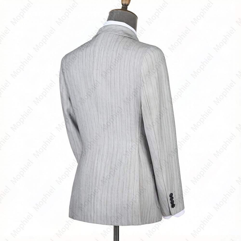 Costume homme gris clair Mophi - Men Formal Wear Jacket avis et prix