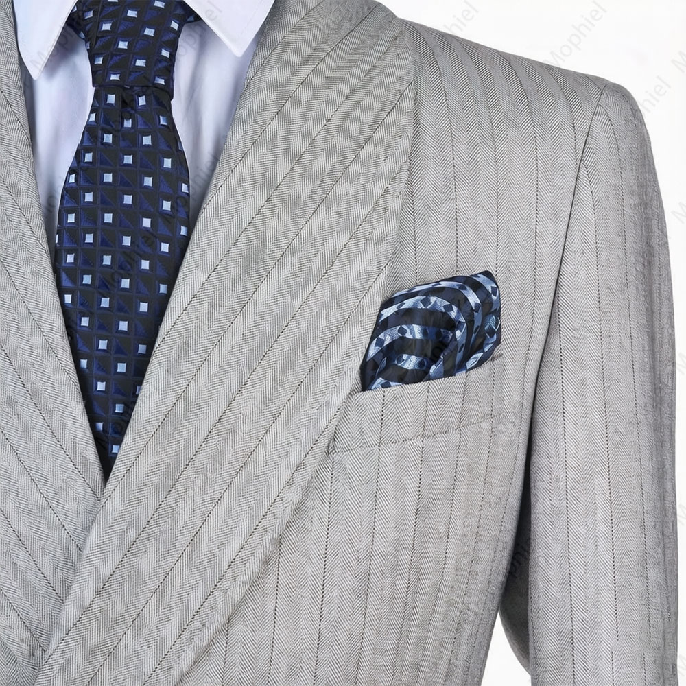 Costume homme gris clair Mophi - Men Formal Wear Jacket avis et prix