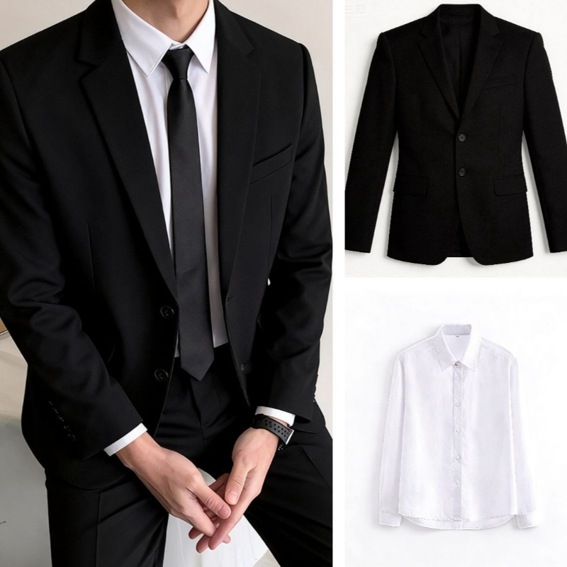 Ensemble de costume noir pour  - Men'S Formal Wear For Engagement avis et prix