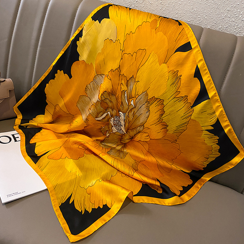 Foulard en Satin de Soie Impri - Silk Tie Woven avis et prix
