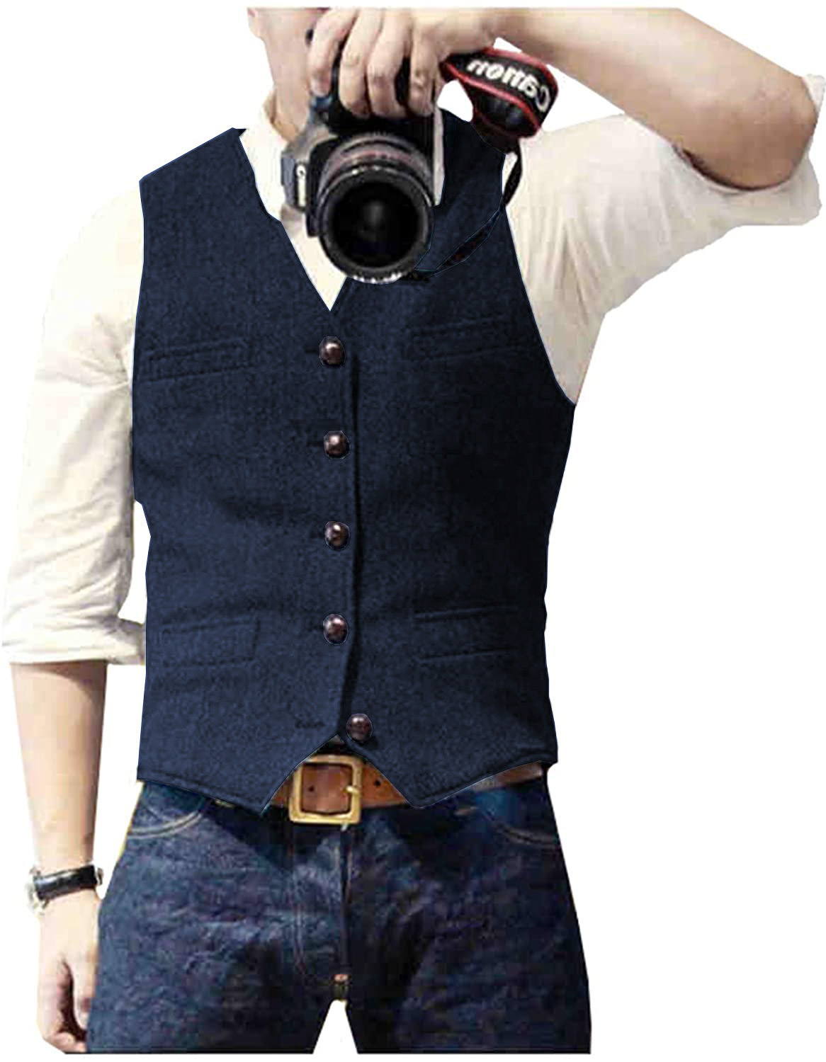 Gilet de costume pour homme en - Formal Vest Waistcoat avis et prix
