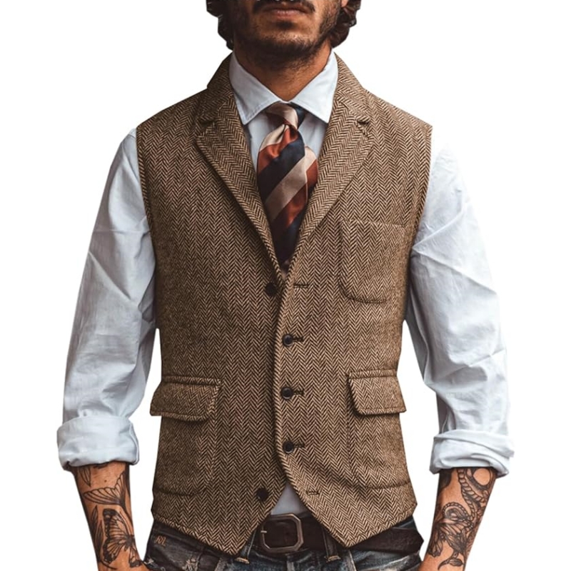 Nouveau gilet de costume pour  - Formal Vest Waistcoat avis et prix