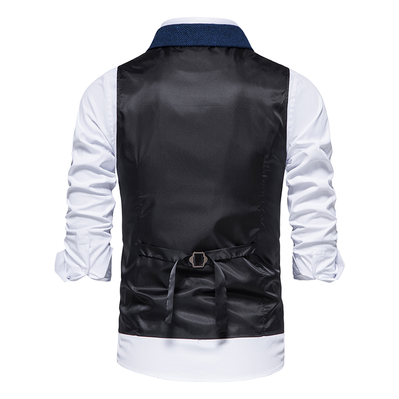Hommes costume gilet chevrons  - Formal Vest Waistcoat avis et prix