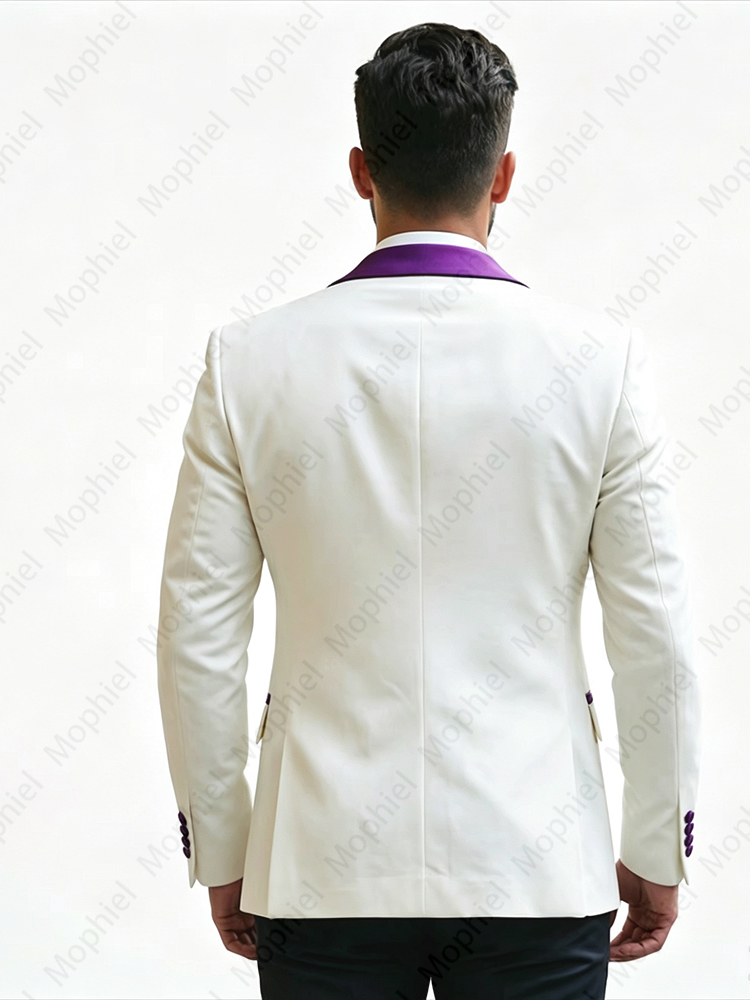 Costumes pour hommes blancs, 3 - Men Formal Wear Jacket avis et prix