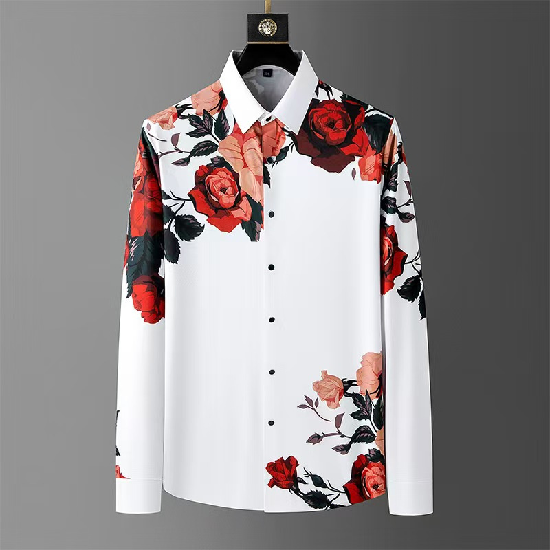 Chemise de luxe à manches long - Men Formal Party Wear Dress avis et prix