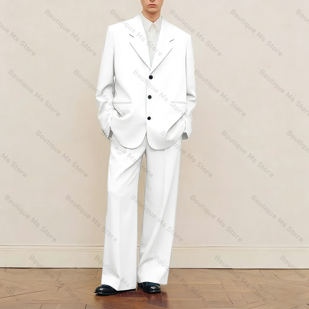 Ensemble de costume surdimensi - Men Formal Wear Jacket avis et prix