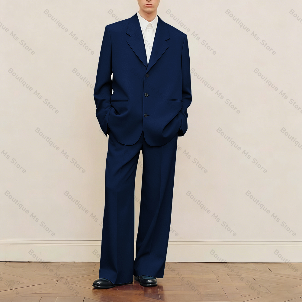 Ensemble de costume surdimensi - Men Formal Wear Jacket avis et prix